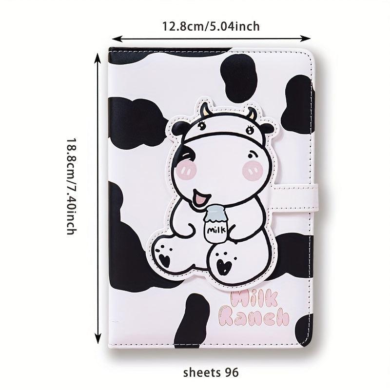 Milk Ranch Girl Heart Handheld Book Beauty Student Leather Diary Book