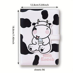 Milk Ranch Girl Heart Handheld Book Beauty Student Leather Diary Book