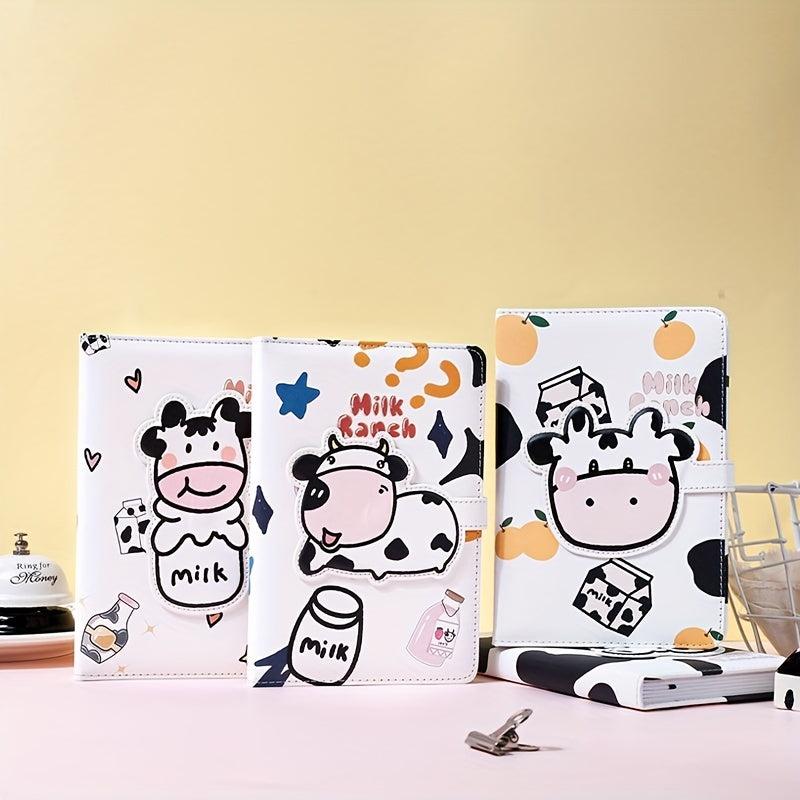 Milk Ranch Girl Heart Handheld Book Beauty Student Leather Diary Book