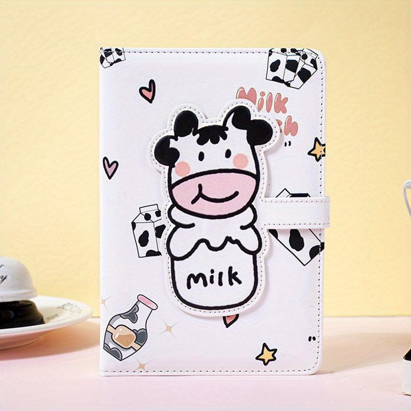 Milk Ranch Girl Heart Handheld Book Beauty Student Leather Diary Book