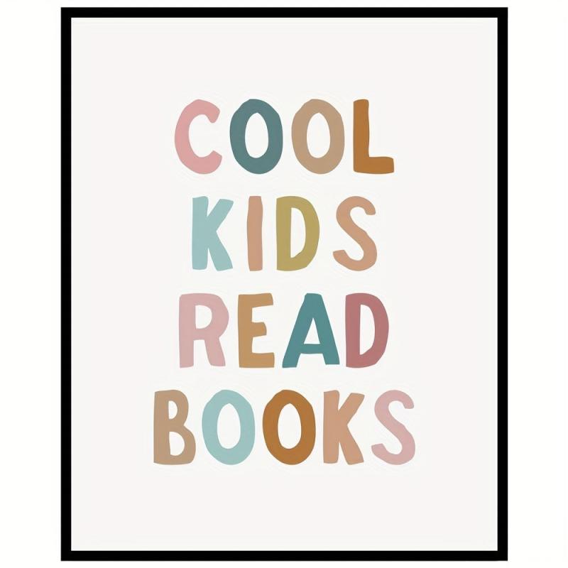 Students Read Books Classroom Art Print
