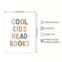 Students Read Books Classroom Art Print