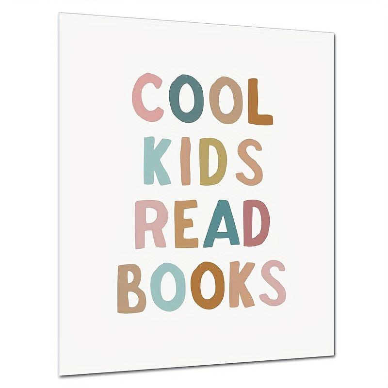 Students Read Books Classroom Art Print