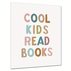 Students Read Books Classroom Art Print