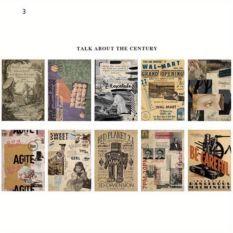 Vintage Series Journal & Diary Paper 21X14.8cm for Clipbook DIY Crafting