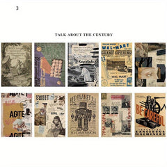 Vintage Series Journal & Diary Paper 21X14.8cm for Clipbook DIY Crafting