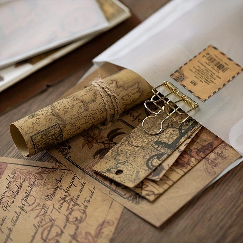 Vintage Series Journal & Diary Paper 21X14.8cm for Clipbook DIY Crafting