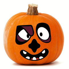 Halloween Pumpkin Decorating Craft Stickers - 4 Sheets