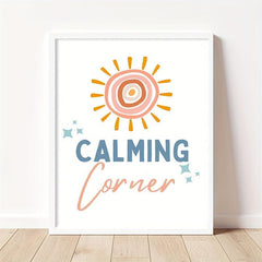 Calm Down Corner Poster Calming Classroom Wall Art Room Decor