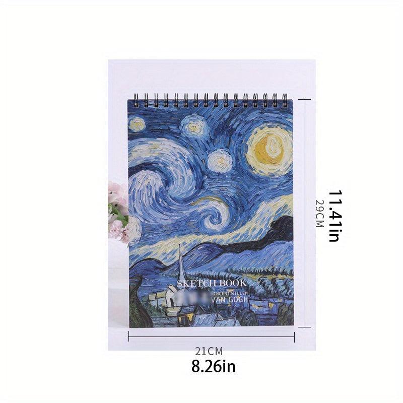 Vintage Painting Sketchbook Creative Hardcover Notebook