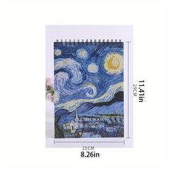 Vintage Painting Sketchbook Creative Hardcover Notebook