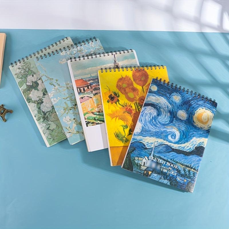 Vintage Painting Sketchbook Creative Hardcover Notebook