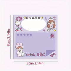 160pcs Cartoon Sticky Notes Set for Office School Supplies