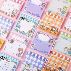 160pcs Cartoon Sticky Notes Set for Office School Supplies