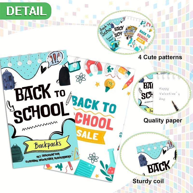 12 Pcs Motivational Notebooks Notepads Office Travel Supplies