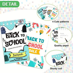 12 Pcs Motivational Notebooks Notepads Office Travel Supplies