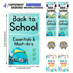 12 Pcs Motivational Notebooks Notepads Office Travel Supplies