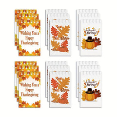 6pcs Thanksgiving Mini Notebooks Pumpkin Turkey Maple Notepad
