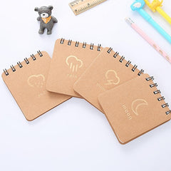 Weather Forecast Coil Notepad Memo Diary - 136 Pages