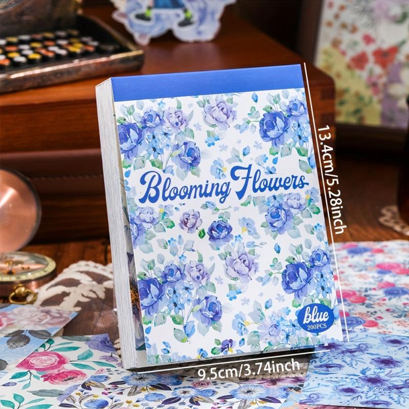 200 Sheets Vintage Scrapbook Paper DIY Journaling Supplies