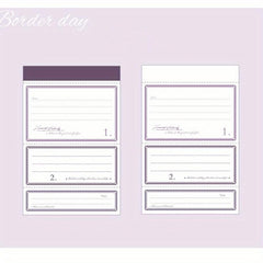 50pcs Pack Special Paper Border Memo Book Small Series Hand Ledger Decoration