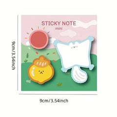 Childhood Cartoon Sticky Notes Creative Combo Postnote Paper Memo