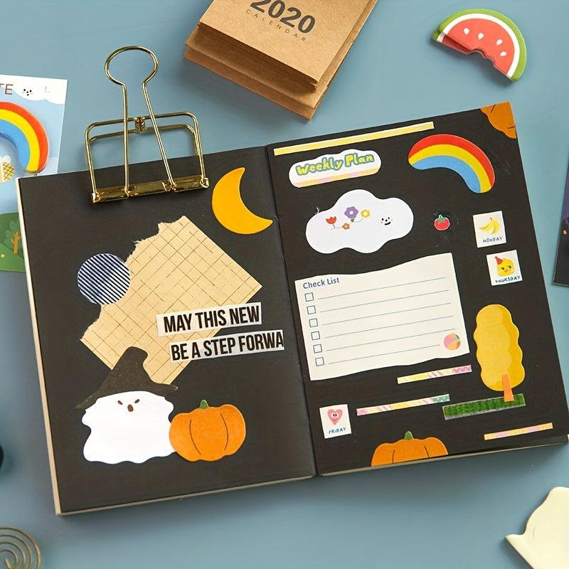 Childhood Cartoon Sticky Notes Creative Combo Postnote Paper Memo