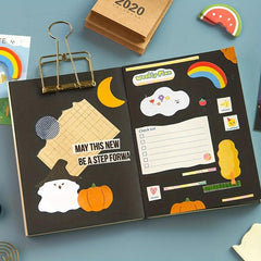 Childhood Cartoon Sticky Notes Creative Combo Postnote Paper Memo