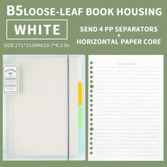 B5 Custom Logo Loose Leaf Notebook