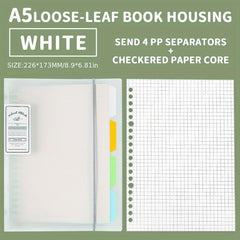 B5 Custom Logo Loose Leaf Notebook