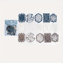 15 Sheets Hollow Lace Material Package Lace Dance Series Retro Lace Collage