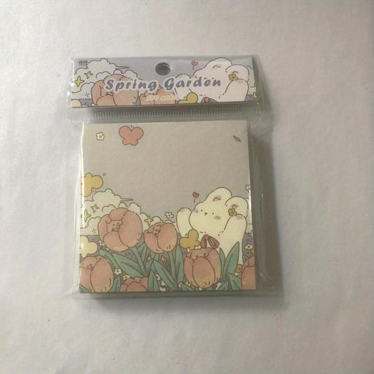 Spring Garden Series Sticky Notes 100 Sheets 13.5x9.5cm