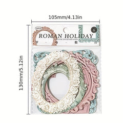 Romantic Encounter Retro Frame Collage Card 10 Sheets Pack