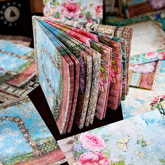 50pcs Alice Series Double-sided Material Photo Book Retro Diary