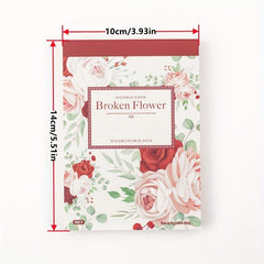 100 Sheets Vintage Floral Paper for Scrapbooking