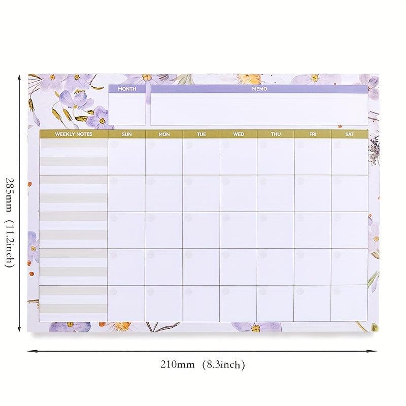 Tearable Core Desk Calendar Planner Memo 4 Styles