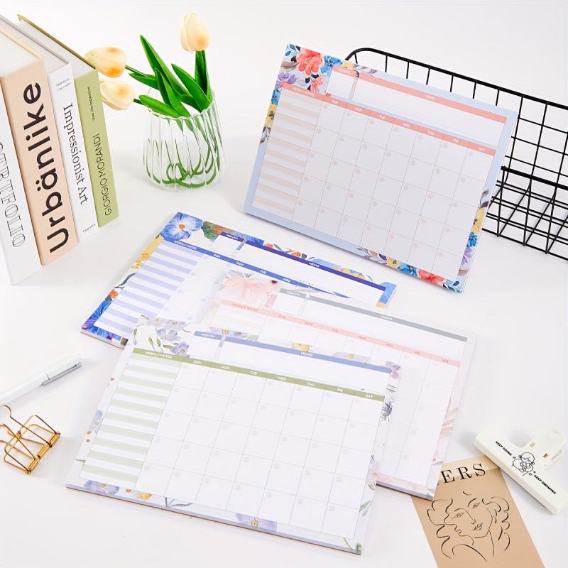 Tearable Core Desk Calendar Planner Memo 4 Styles