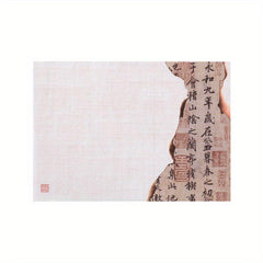 River Series Sticky Note Book Antique Style Charred Calligraphy & Painting