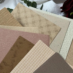 20pcs Retro Salt Texture A6 Embossed Hand Account Material Paper