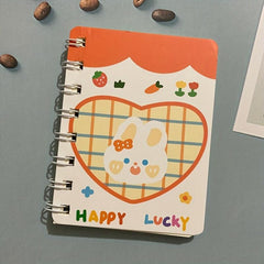 1pc 80 Sheets Small Notepad Notebook Funny Cartoon Book With Lines