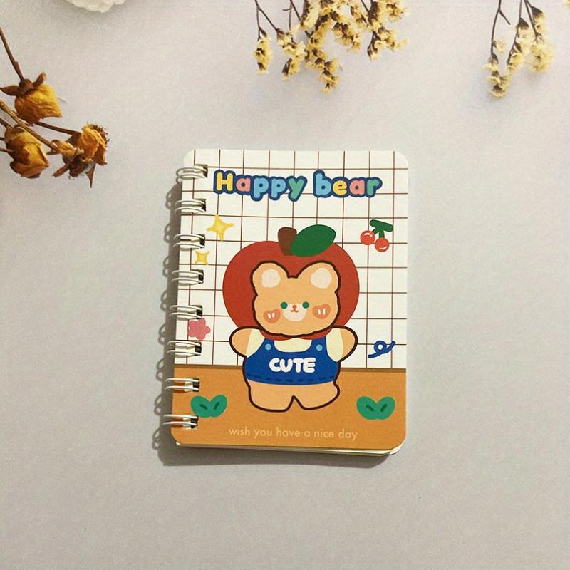 1pc 80 Sheets Small Notepad Notebook Funny Cartoon Book With Lines