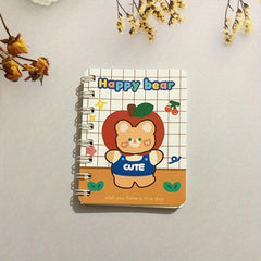 1pc 80 Sheets Small Notepad Notebook Funny Cartoon Book With Lines