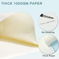 A5 Filler Paper 80 Pages Blank 6-Hole Punched