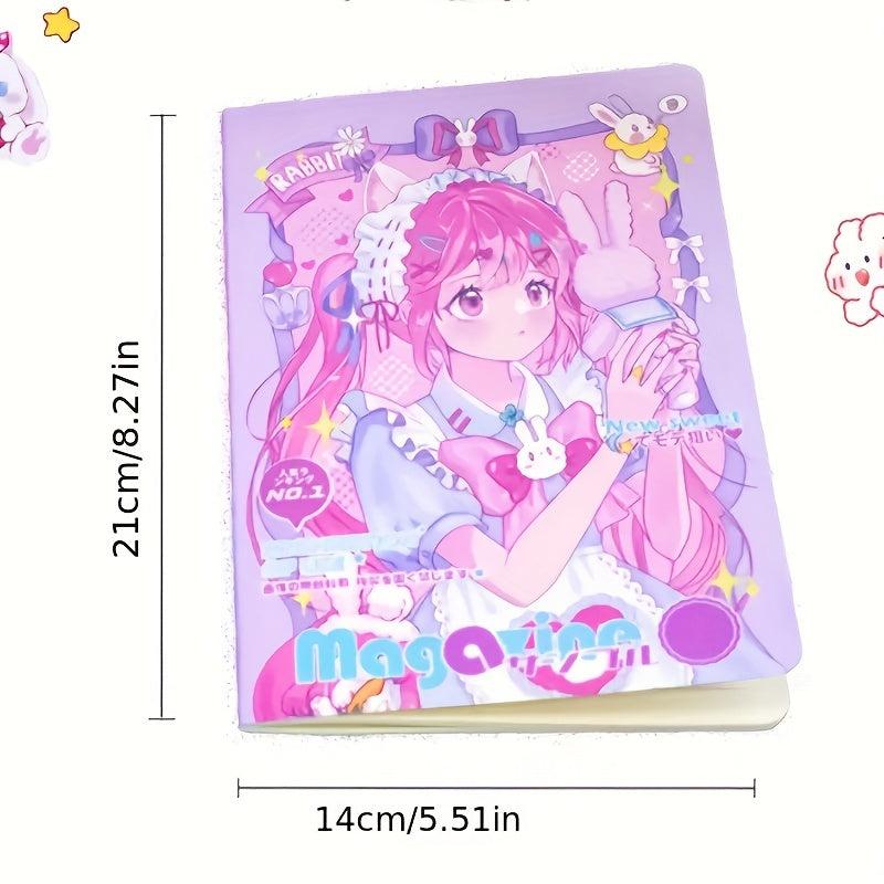 Cartoon Character A5 Car Line Notebook Set of 4 Soft Surface Writing Books