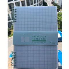 Colorful Iron Ring Coil Plaid Line Notebook