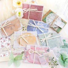 Romantic Plants & Flowers Gift Wrapping Paper, 15 Pieces
