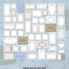 100pcs Corner Of The World Journal Collage Sticker Pack