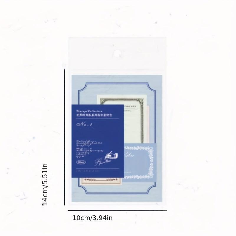 100pcs Corner Of The World Journal Collage Sticker Pack