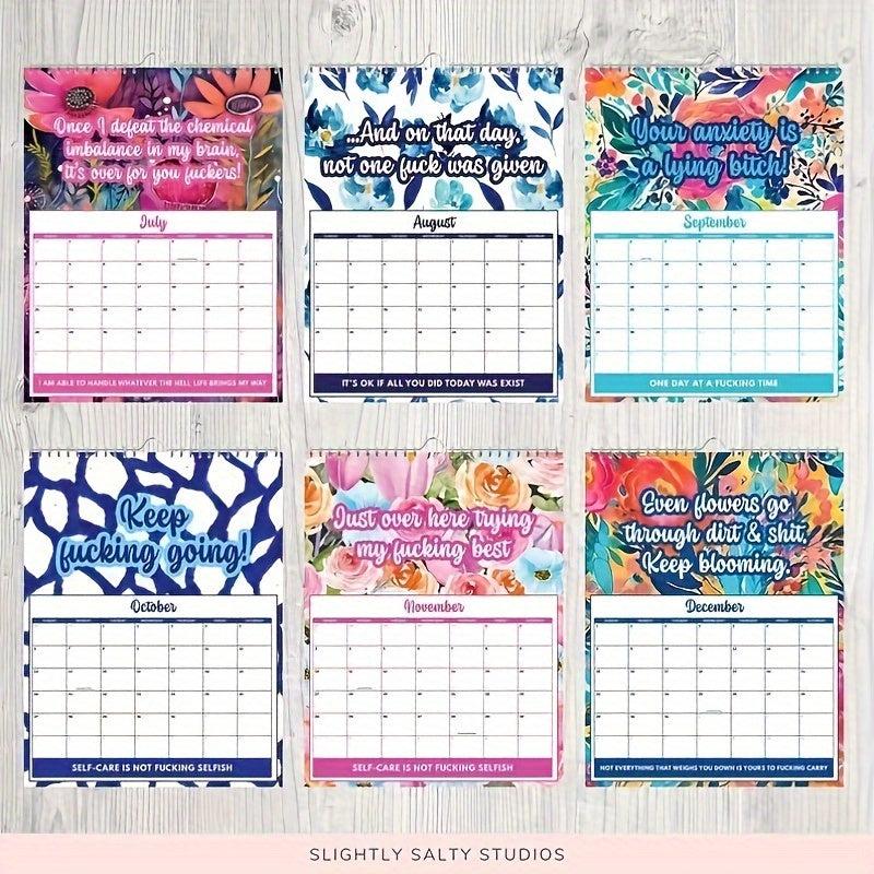 1pc Personal Planning Calendar Fun Mental Health Calendar