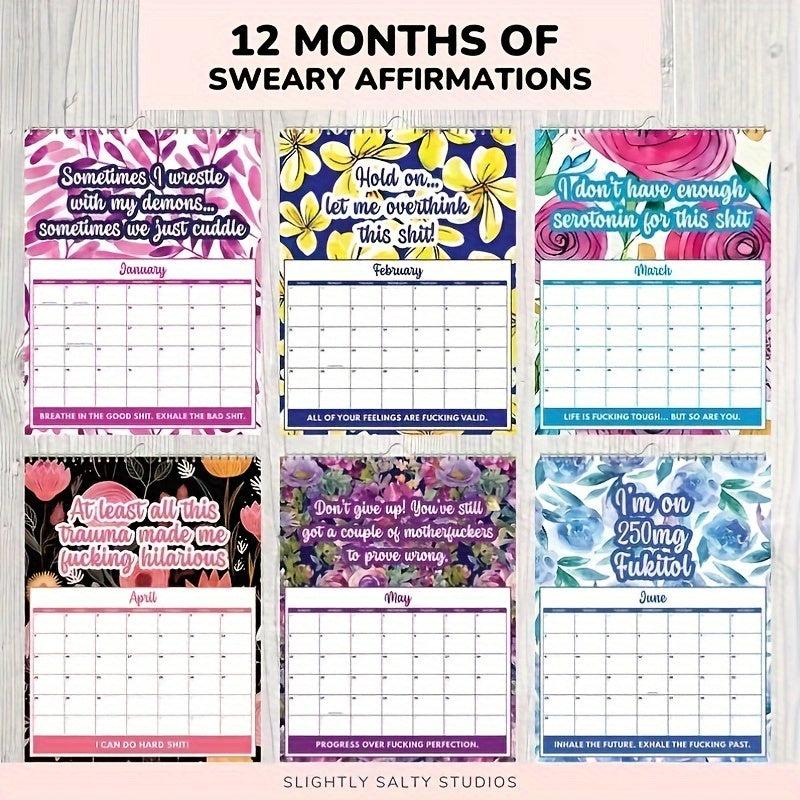 1pc Personal Planning Calendar Fun Mental Health Calendar